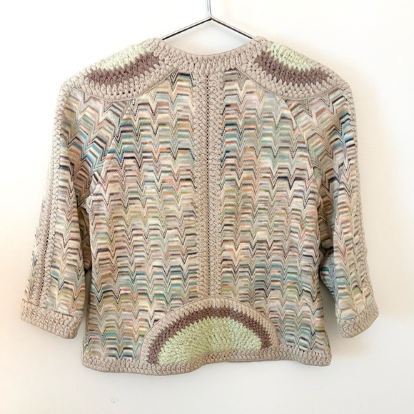 MISSONI COLLECTION 104/150, 2005 limited edition, Panelled Wool Knit Jacket - Picture 8 of 8